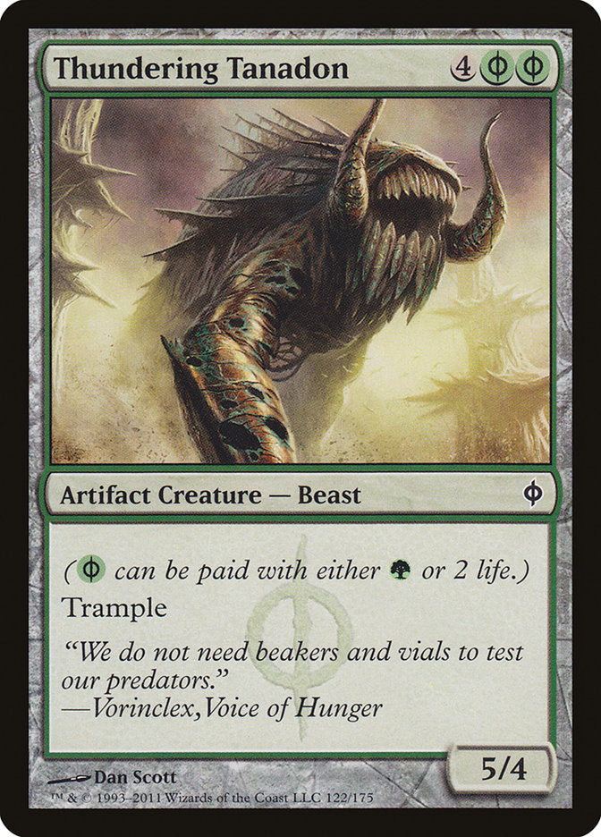 Thundering Tanadon (122) [New Phyrexia] | Odin's Place