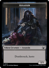 Assassin // Knight (10) Double-Sided Token [March of the Machine Commander Tokens] | Odin's Place