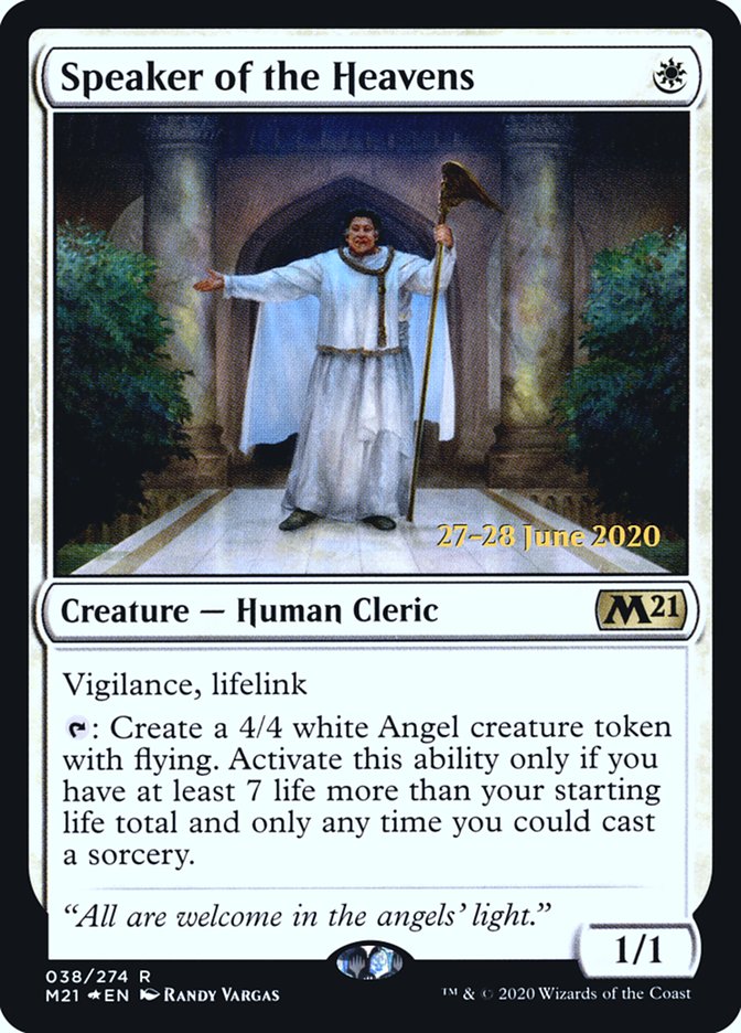 Speaker of the Heavens [Core Set 2021 Prerelease Promos] | Odin's Place