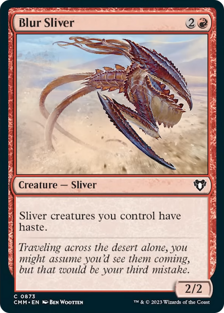 Blur Sliver [Commander Masters] | Odin's Place