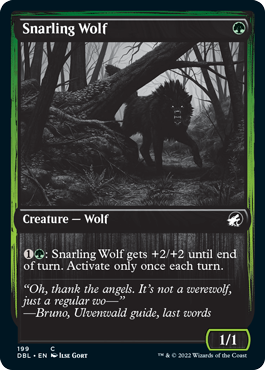 Snarling Wolf (199) [Innistrad: Double Feature] | Odin's Place
