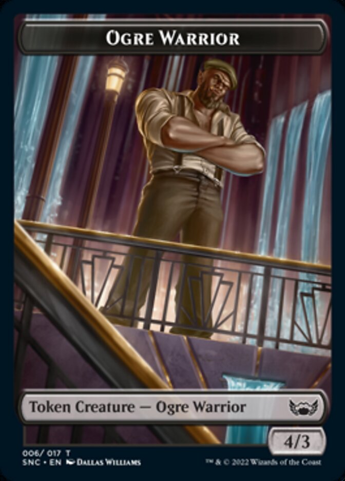 Ogre Warrior // Wizard Double-Sided Token [Streets of New Capenna Tokens] | Odin's Place