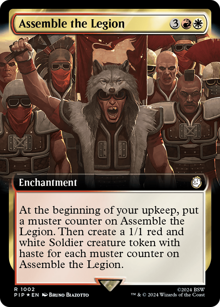 Assemble the Legion (Extended Art) (Surge Foil) [Fallout] | Odin's Place