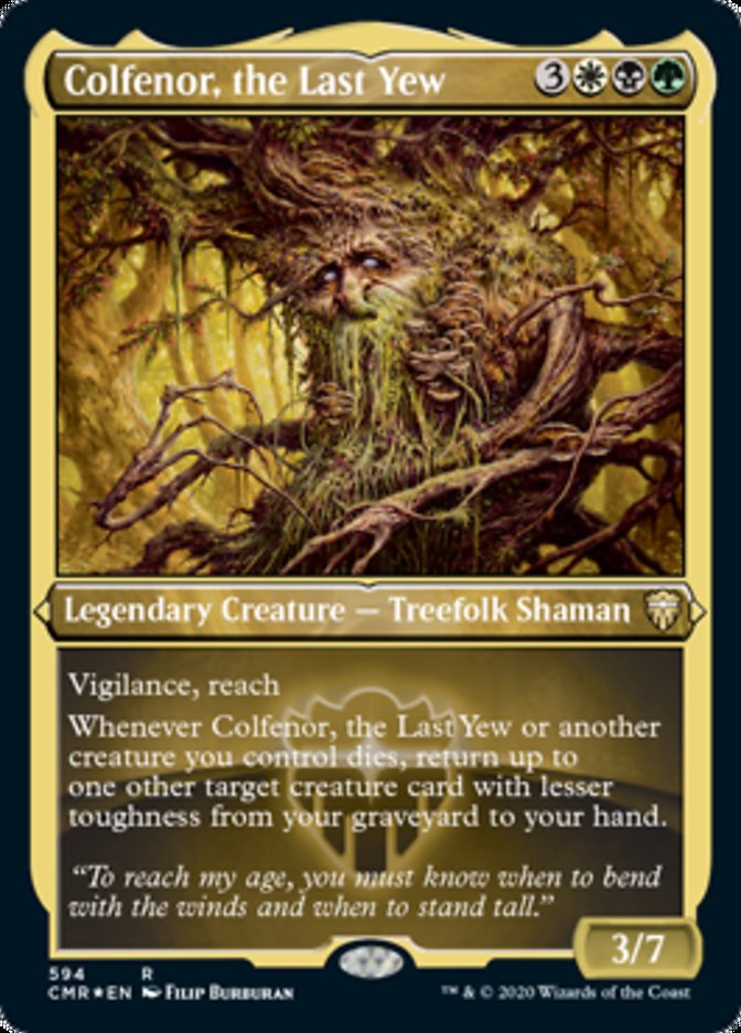 Colfenor, the Last Yew (Etched) [Commander Legends] | Odin's Place