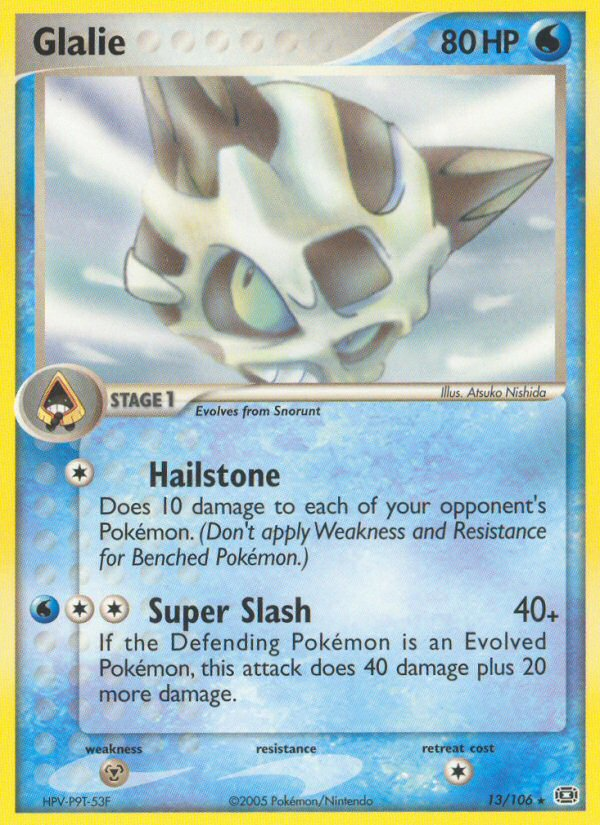 Glalie (13/106) [EX: Emerald] | Odin's Place