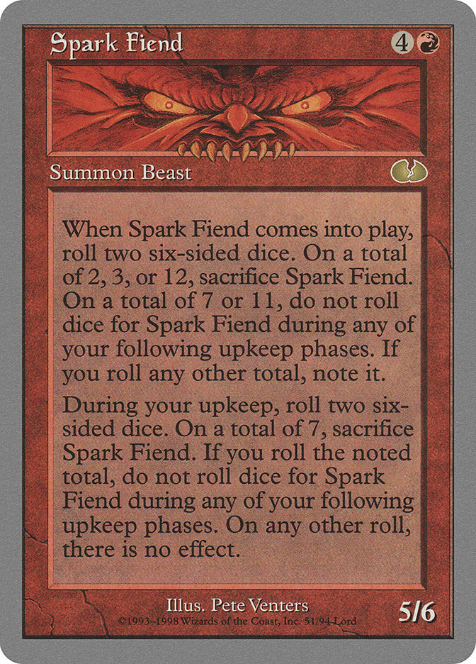 Spark Fiend (51) [Unglued] | Odin's Place
