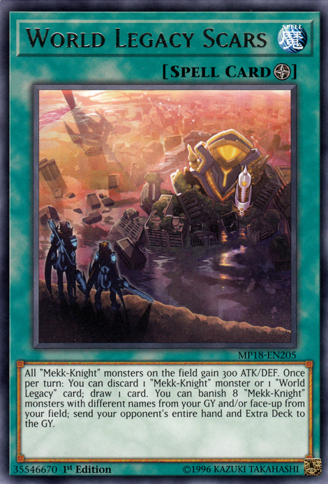 World Legacy Scars [MP18-EN205] Rare | Odin's Place