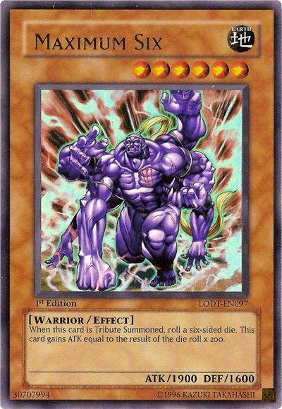 Maximum Six [LODT-EN097] Ultra Rare | Odin's Place