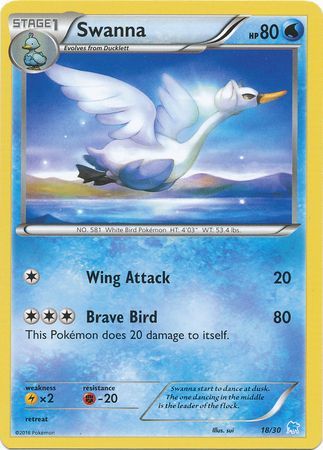 Swanna (18/30) [XY: Trainer Kit 3 - Suicune] | Odin's Place