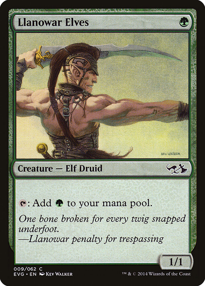 Llanowar Elves (9) (Elves vs. Goblins) [Duel Decks Anthology] | Odin's Place
