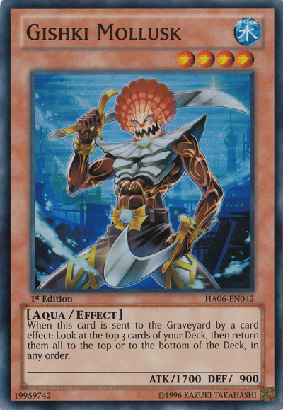Gishki Mollusk [HA06-EN042] Super Rare | Odin's Place