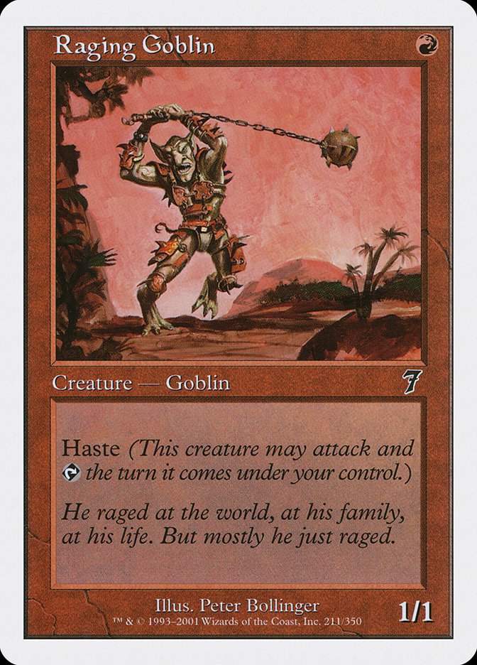 Raging Goblin (211) [Seventh Edition] | Odin's Place