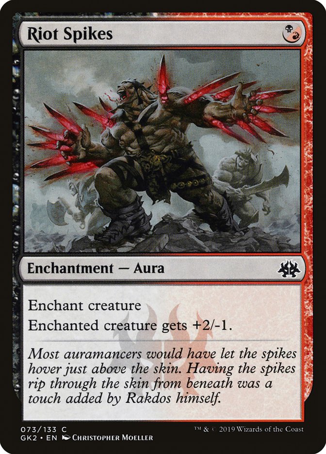 Riot Spikes (73) [Ravnica Allegiance Guild Kit] | Odin's Place