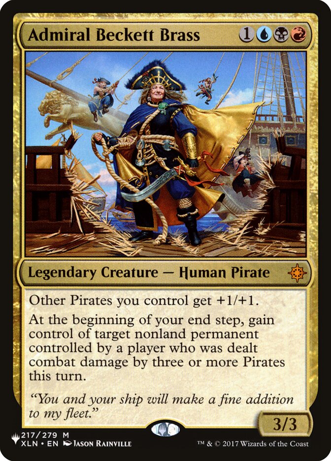 Admiral Beckett Brass [The List] | Odin's Place