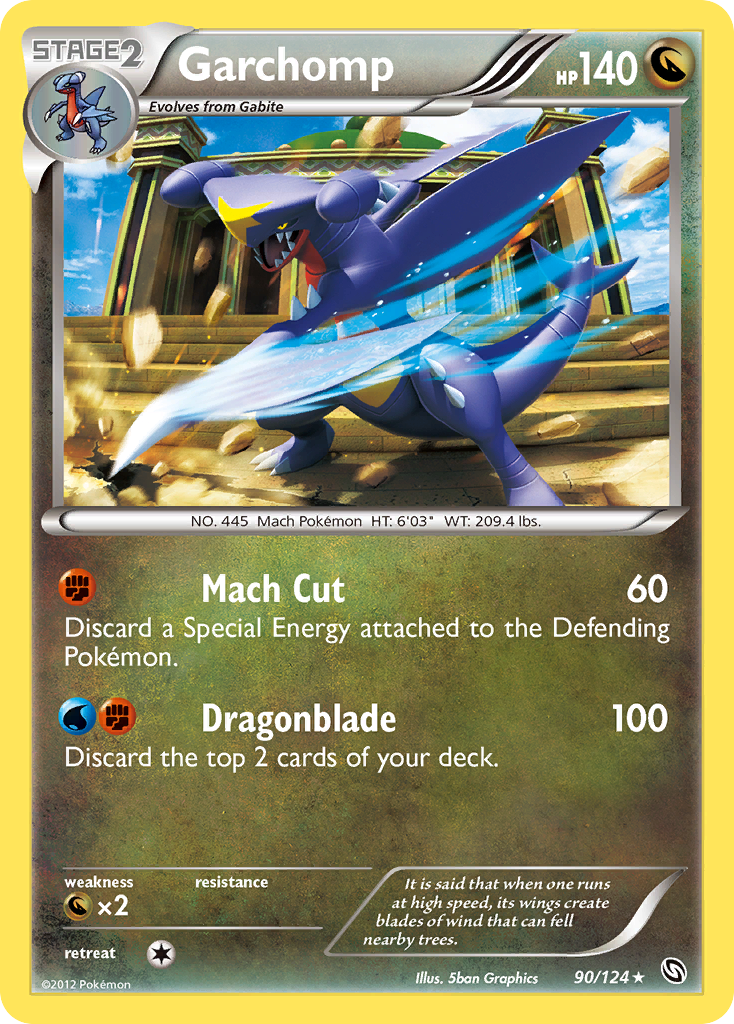 Garchomp (90/124) [Black & White: Dragons Exalted] | Odin's Place
