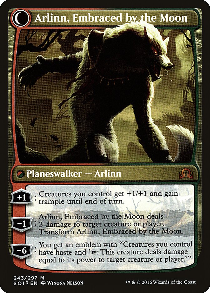 Arlinn Kord // Arlinn, Embraced by the Moon [Shadows over Innistrad Prerelease Promos] | Odin's Place
