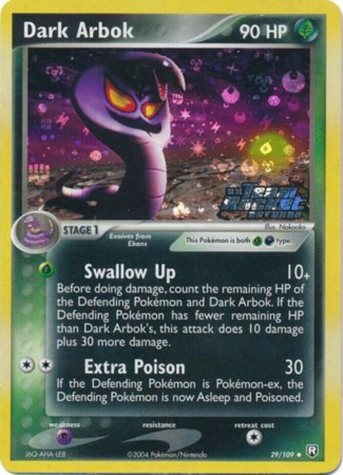 Dark Arbok (29/109) (Stamped) [EX: Team Rocket Returns] | Odin's Place