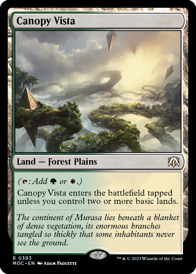 Canopy Vista [March of the Machine Commander] | Odin's Place