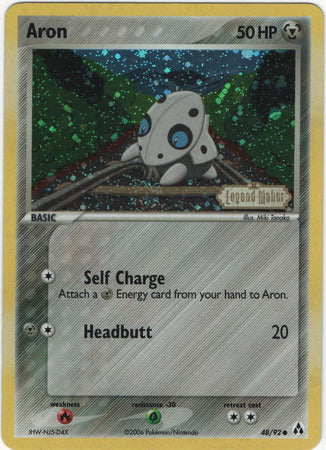 Aron (48/92) (Stamped) [EX: Legend Maker] | Odin's Place