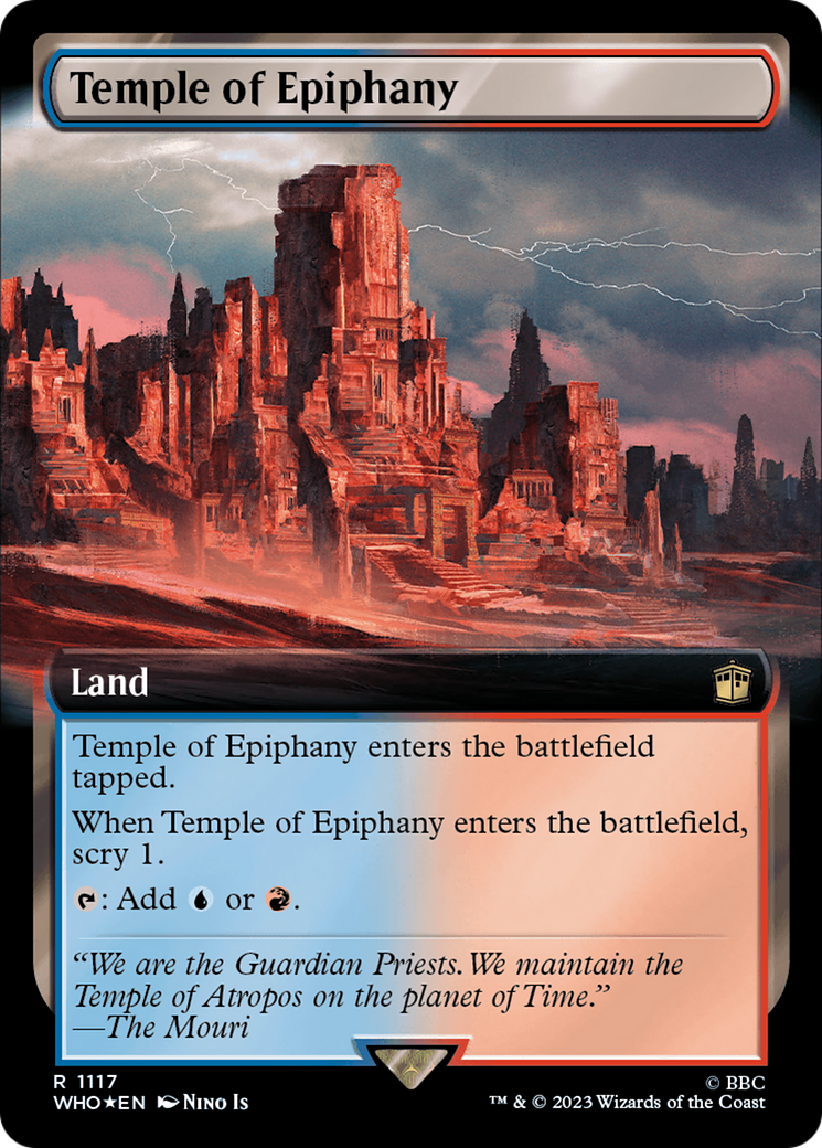 Temple of Epiphany (Extended Art) (Surge Foil) [Doctor Who] | Odin's Place