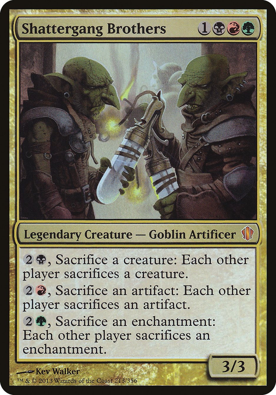 Shattergang Brothers (213) (Oversized) [Commander 2013 Oversized] | Odin's Place