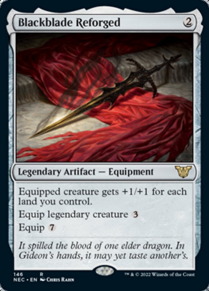 Blackblade Reforged [Kamigawa: Neon Dynasty Commander] | Odin's Place