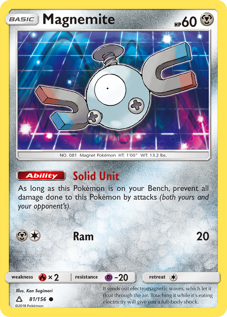 Magnemite (81/156) [Sun & Moon: Ultra Prism] | Odin's Place