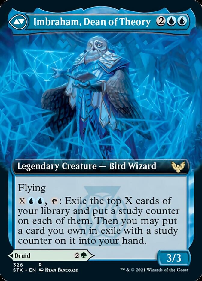 Kianne, Dean of Substance // Imbraham, Dean of Theory (Extended Art) [Strixhaven: School of Mages] | Odin's Place