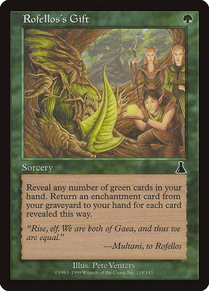 Rofellos's Gift (119) [Urza's Destiny] | Odin's Place