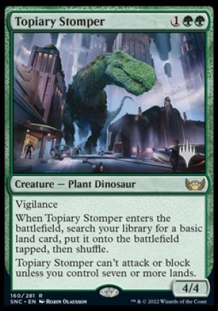 Topiary Stomper (Promo Pack) [Streets of New Capenna Promos] | Odin's Place