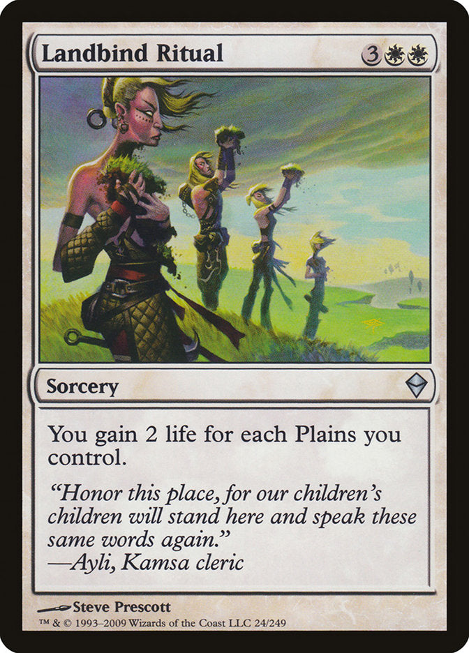 Landbind Ritual (24) [Zendikar] | Odin's Place