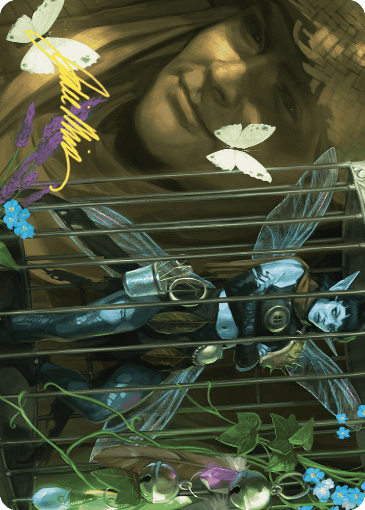 Cooped Up Art Card (Gold-Stamped Signature) [Wilds of Eldraine Art Series] | Odin's Place