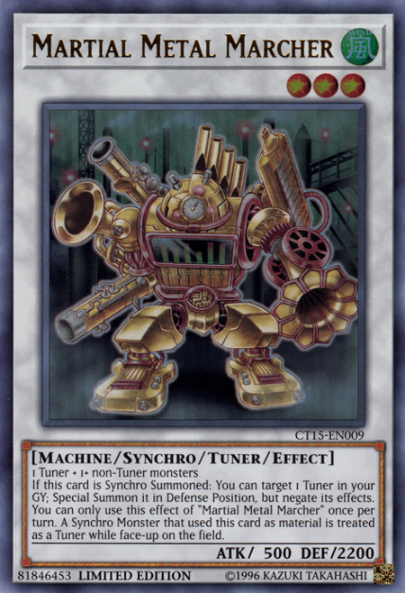 Martial Metal Marcher [CT15-EN009] Ultra Rare | Odin's Place
