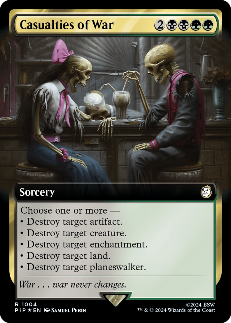 Casualties of War (Extended Art) (Surge Foil) [Fallout] | Odin's Place