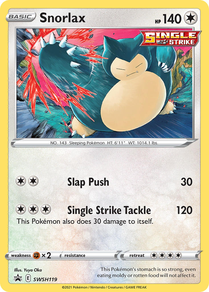 Snorlax (SWSH119) [Sword & Shield: Black Star Promos] | Odin's Place