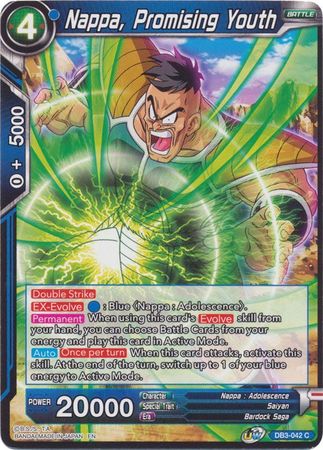 Nappa, Promising Youth (DB3-042) [Giant Force] | Odin's Place