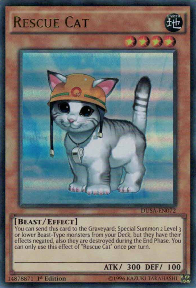Rescue Cat [DUSA-EN072] Ultra Rare | Odin's Place
