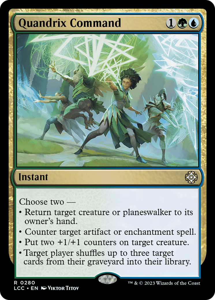 Quandrix Command [The Lost Caverns of Ixalan Commander] | Odin's Place
