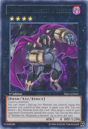 Number 80: Rhapsody in Berserk [PRIO-EN045] Rare | Odin's Place