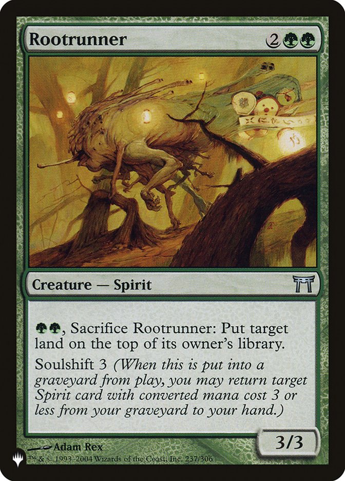 Rootrunner [The List] | Odin's Place