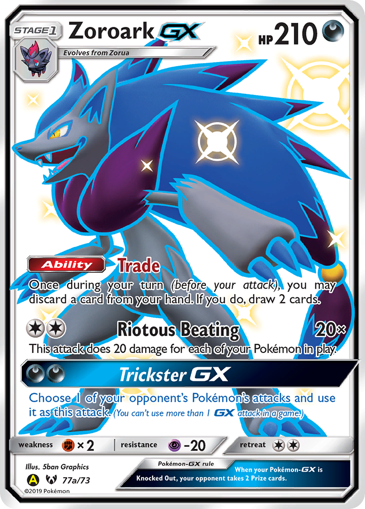 Zoroark GX (77a/73) [Alternate Art Promos] | Odin's Place