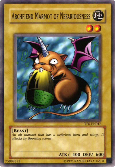 Archfiend Marmot of Nefariousness [TP6-EN016] Common | Odin's Place
