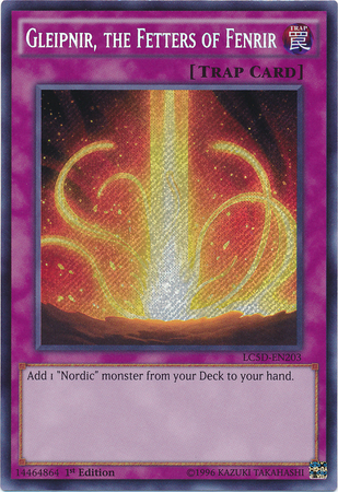 Gleipnir, the Fetters of Fenrir [LC5D-EN203] Secret Rare | Odin's Place