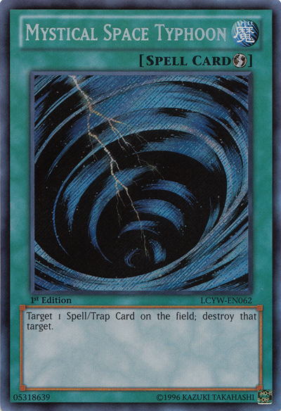 Mystical Space Typhoon [LCYW-EN062] Secret Rare | Odin's Place