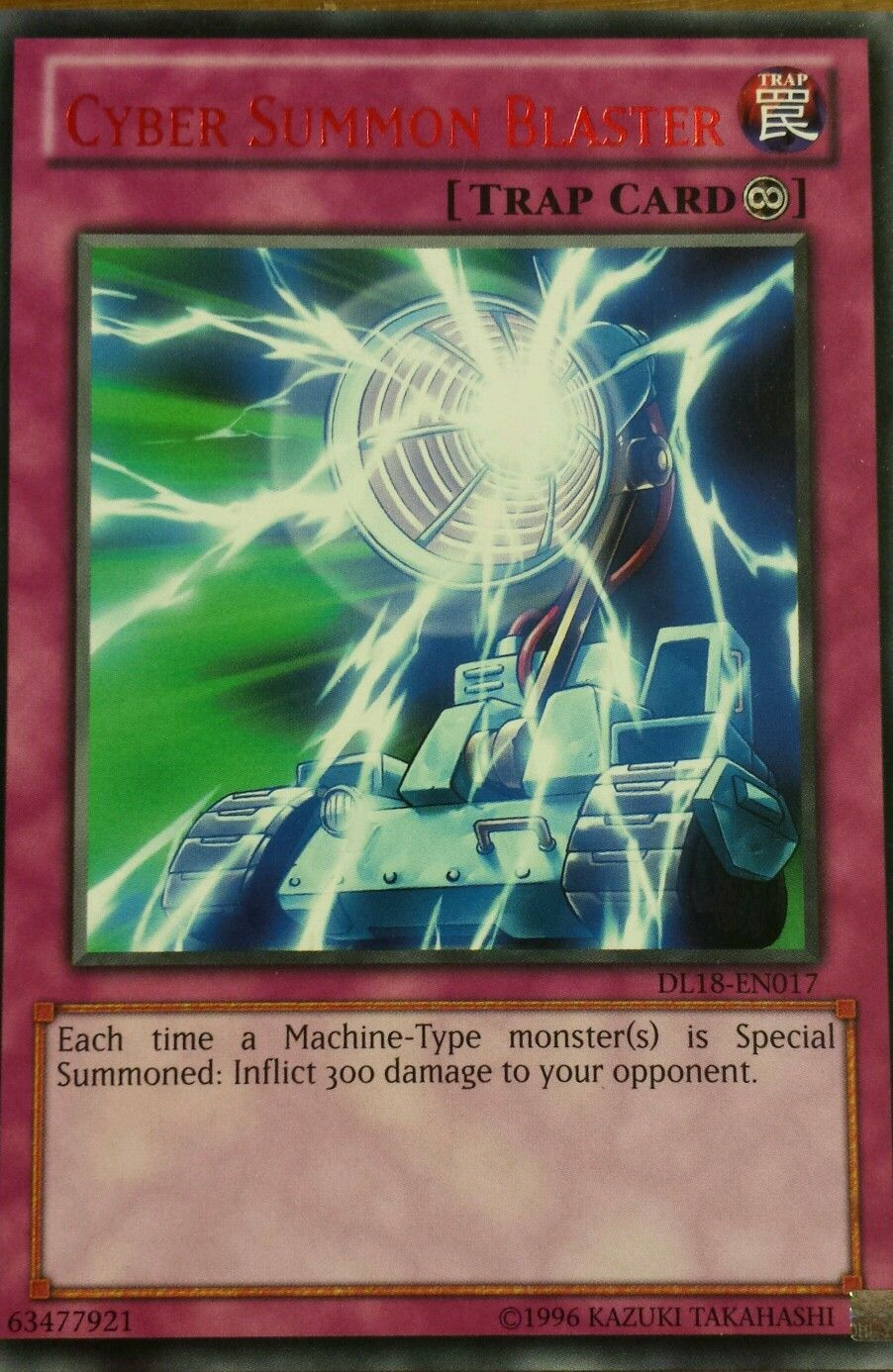 Cyber Summon Blaster (Red) [DL18-EN017] Rare | Odin's Place
