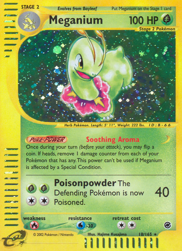 Meganium (18/165) [Expedition: Base Set] | Odin's Place