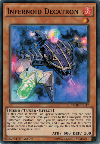 Infernoid Decatron [CORE-EN039] Super Rare | Odin's Place