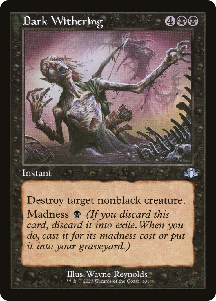 Dark Withering (Retro) [Dominaria Remastered] | Odin's Place