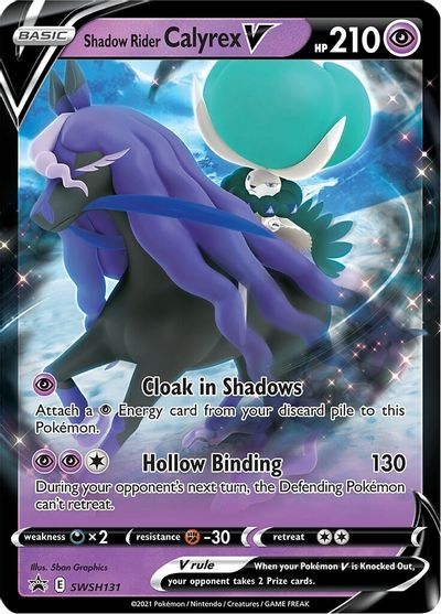Shadow Rider Calyrex V (SWSH131) (Jumbo Card) [Sword & Shield: Black Star Promos] | Odin's Place
