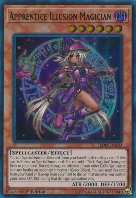 Apprentice Illusion Magician [LEDD-ENA03] Ultra Rare | Odin's Place